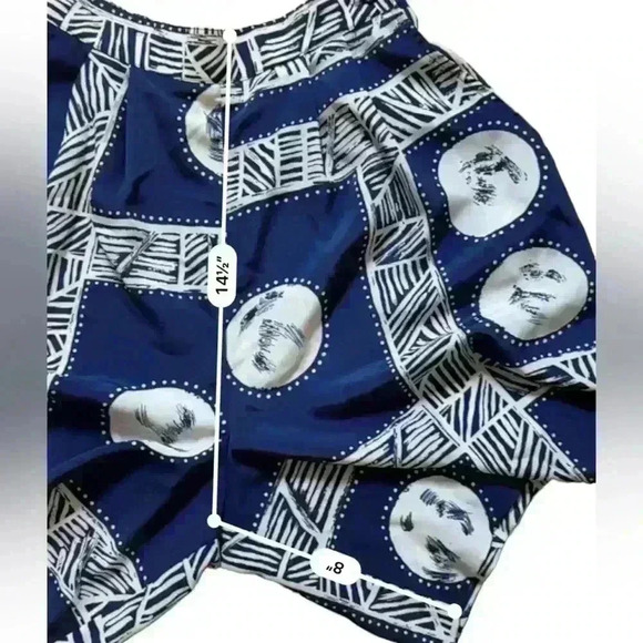 Vintage 80s Teddi Trouser Blouse Shorts Women’s 26” Waist - Picture 10 of 11